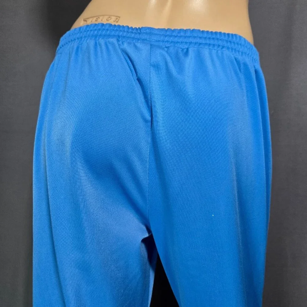 Y2K Puma Track Pants Womens XL Blue White Stripe 2000s Athleisure Activewear - Picture 9 of 12